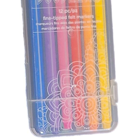 Detail Doodlers Fine-Tipped Felt Markers 12pcs - Picture 3 of 5